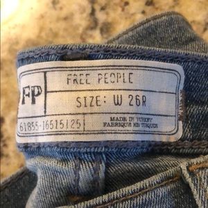 Free People blue jeans